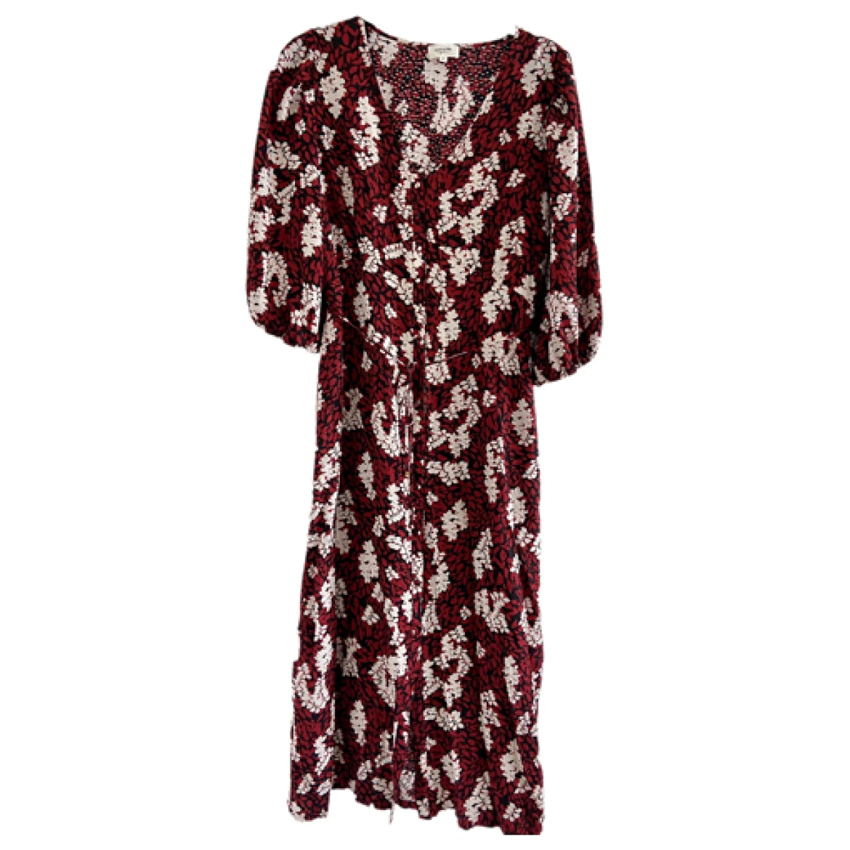 Pre-owned Grace & Mila Maxi Dress In Red