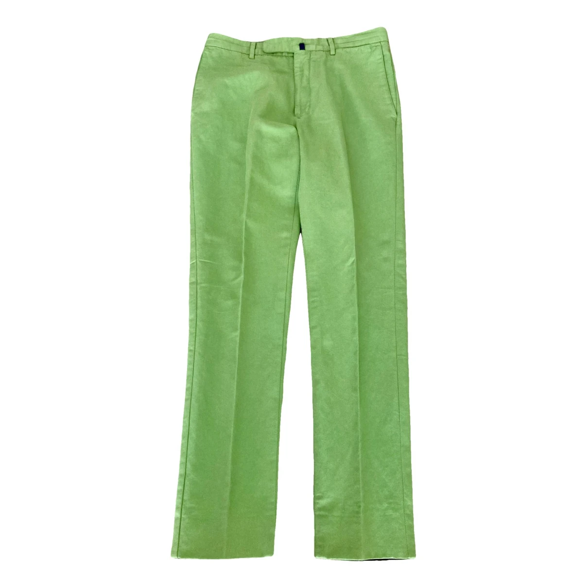 Pre-owned Incotex Trousers In Green