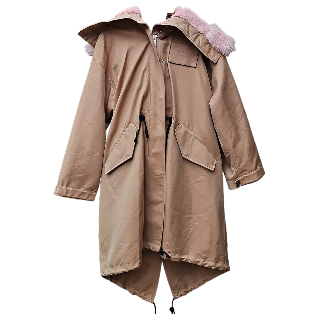 Pre-owned Calvin Klein 205w39nyc Parka In Camel