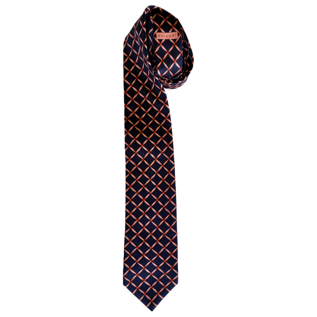 Pre-owned Bvlgari Silk Tie In Multicolour