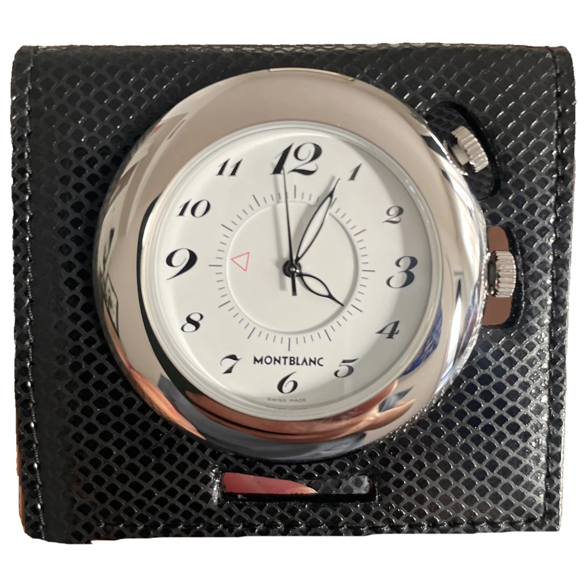 Pre-owned Montblanc Silver Watch In Black