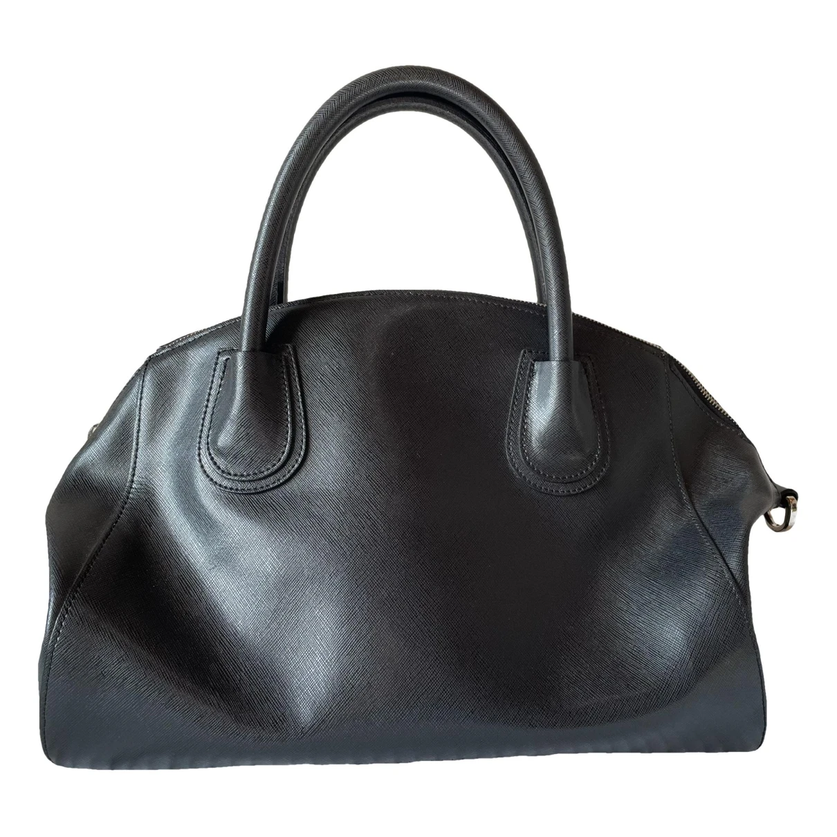 Pre-owned Coccinelle Vegan Leather Handbag In Black