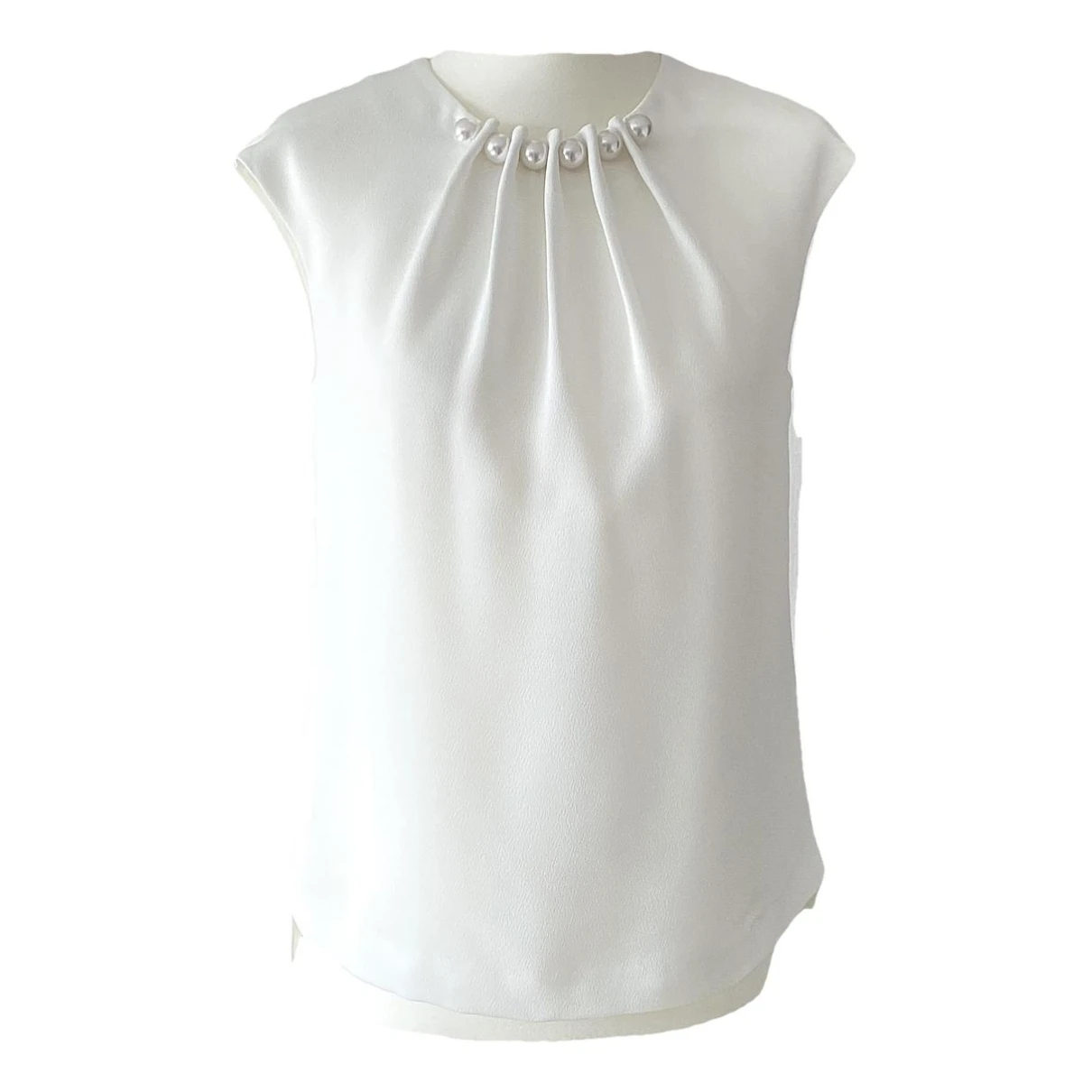 Pre-owned Ted Baker Blouse In White
