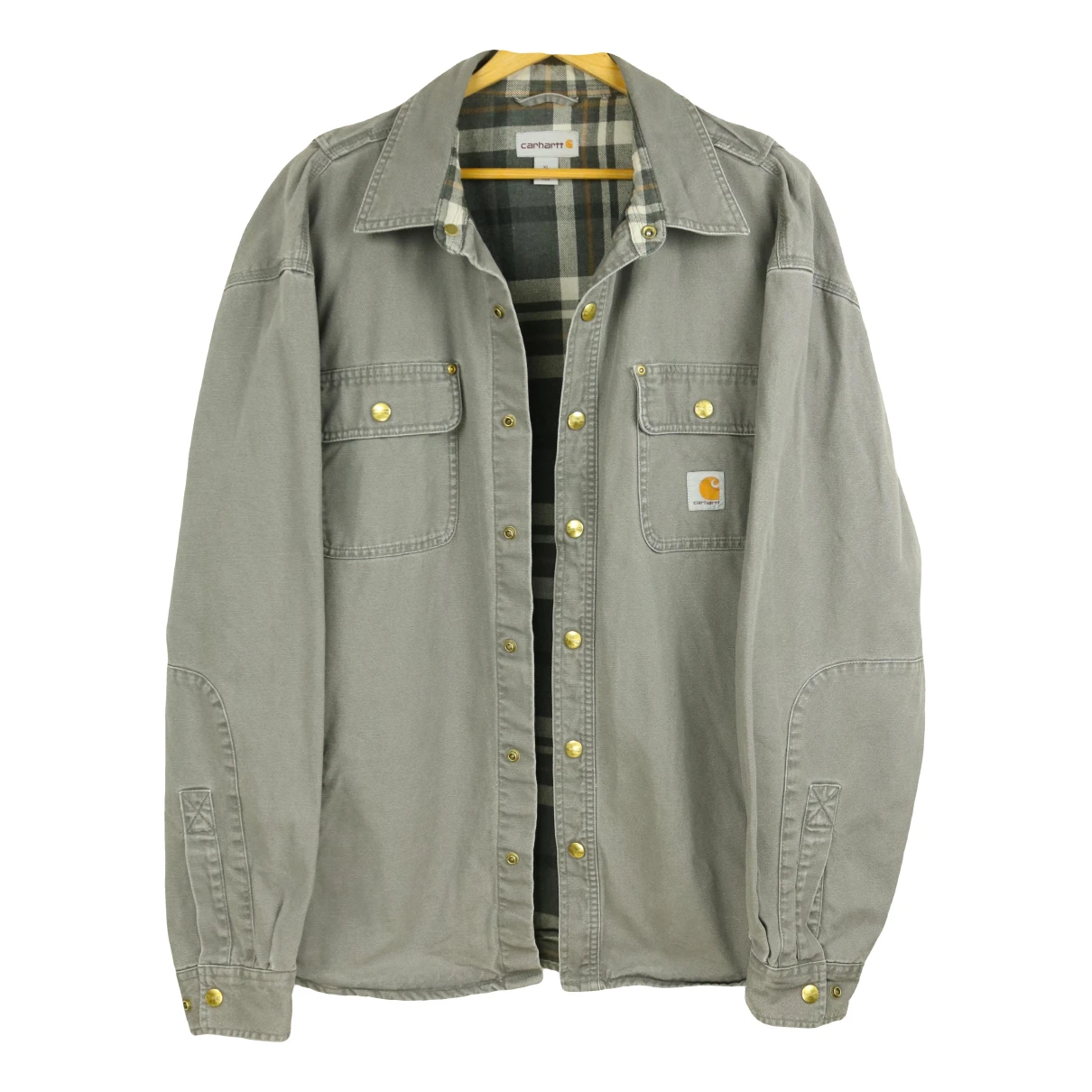 Pre-owned Carhartt Jacket In Grey