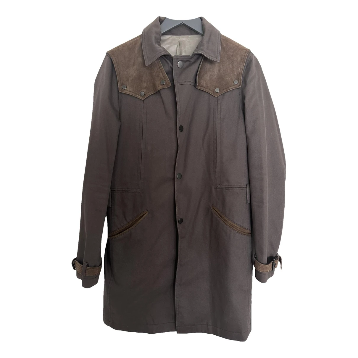 Pre-owned The Kooples Trenchcoat In Camel