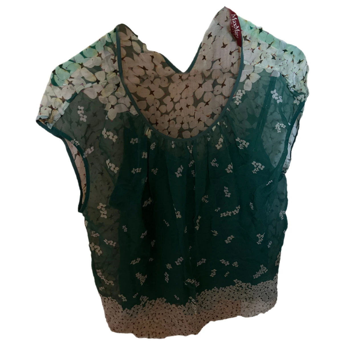 Pre-owned Max Mara Blouse In Green
