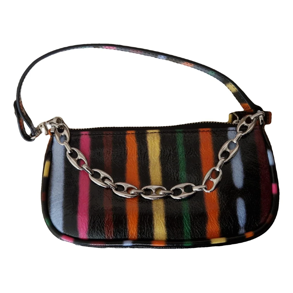 Pre-owned By Far Rachel Leather Handbag In Multicolour