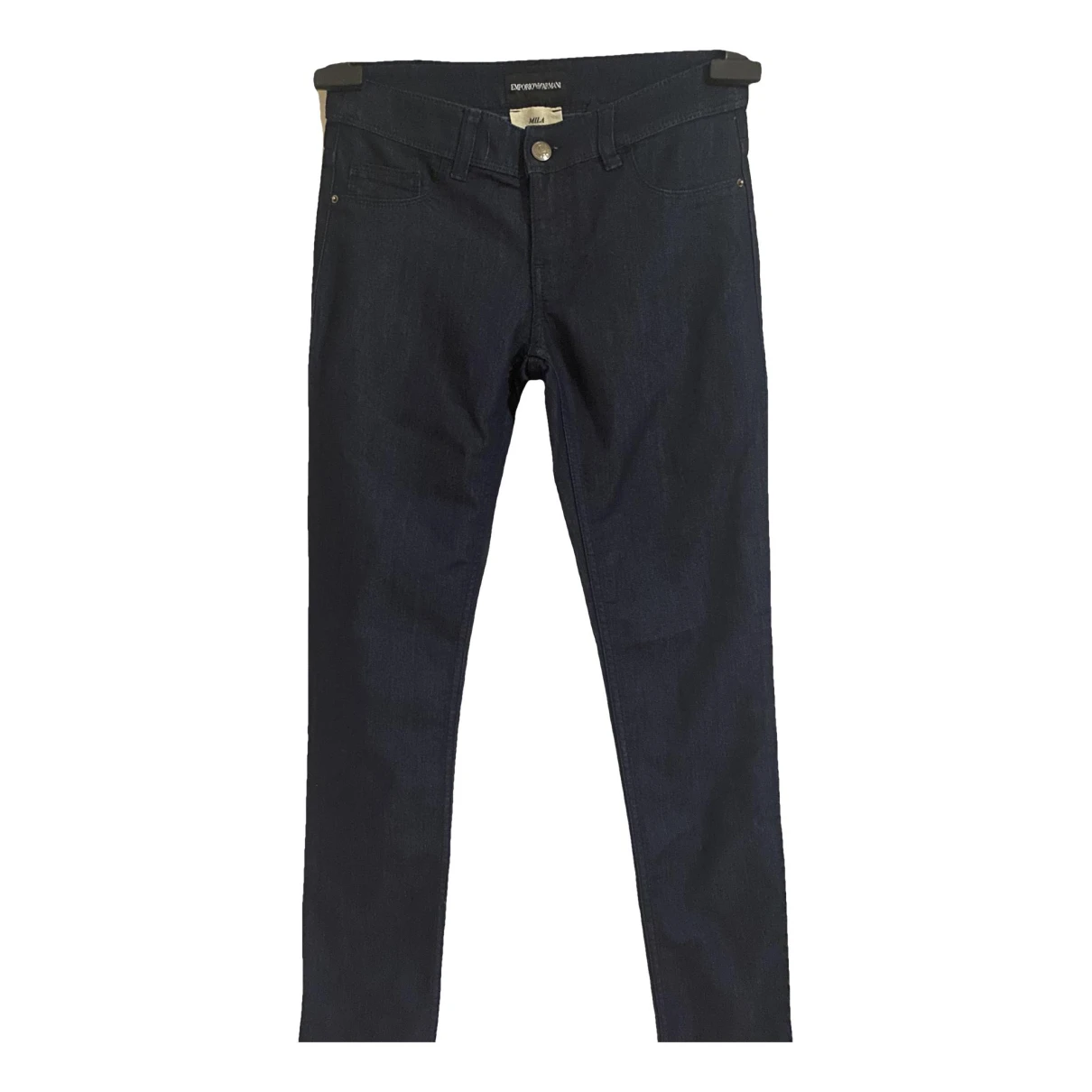 Pre-owned Emporio Armani Slim Jeans In Blue