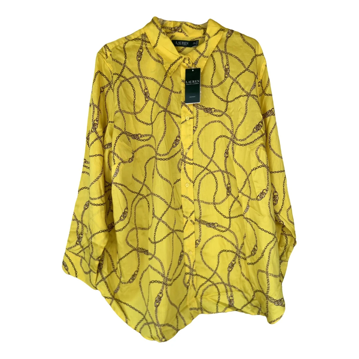 Pre-owned Lauren Ralph Lauren Shirt In Yellow