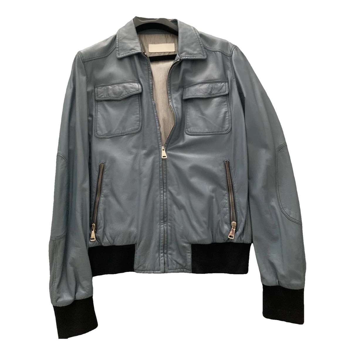 Pre-owned Moreschi Leather Jacket In Other