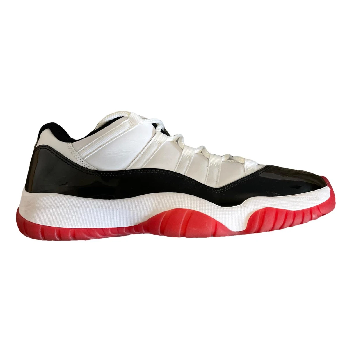 Pre-owned Jordan 11 Leather Low Trainers In Other