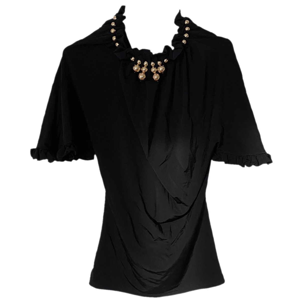 Pre-owned Paco Rabanne Blouse In Black