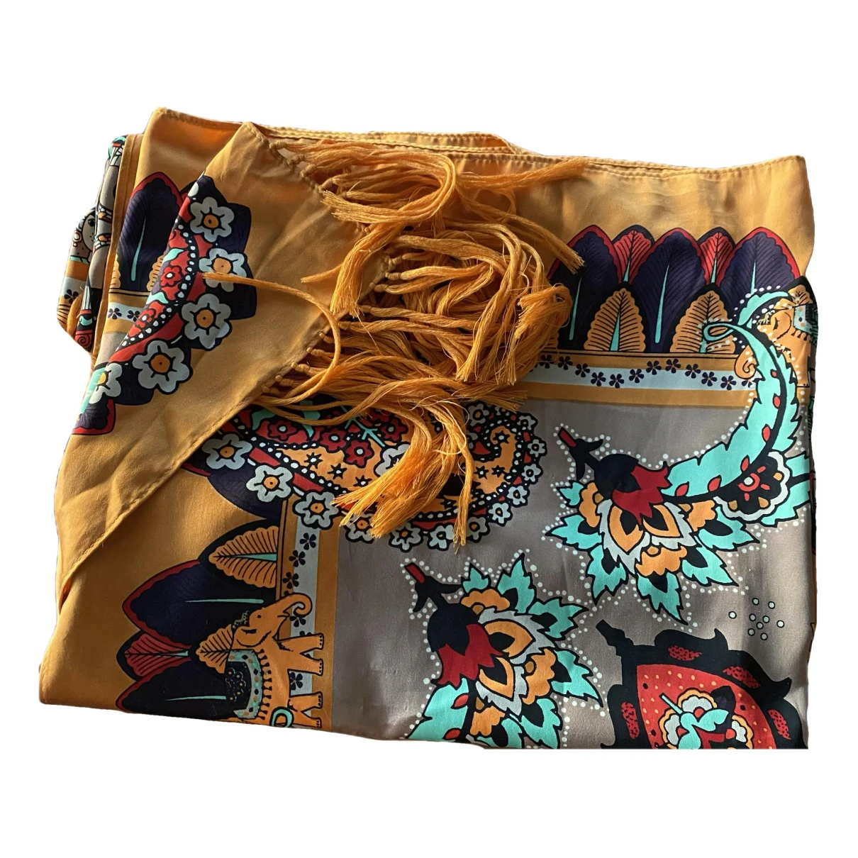 Pre-owned Hipanema Silk Handkerchief In Multicolour