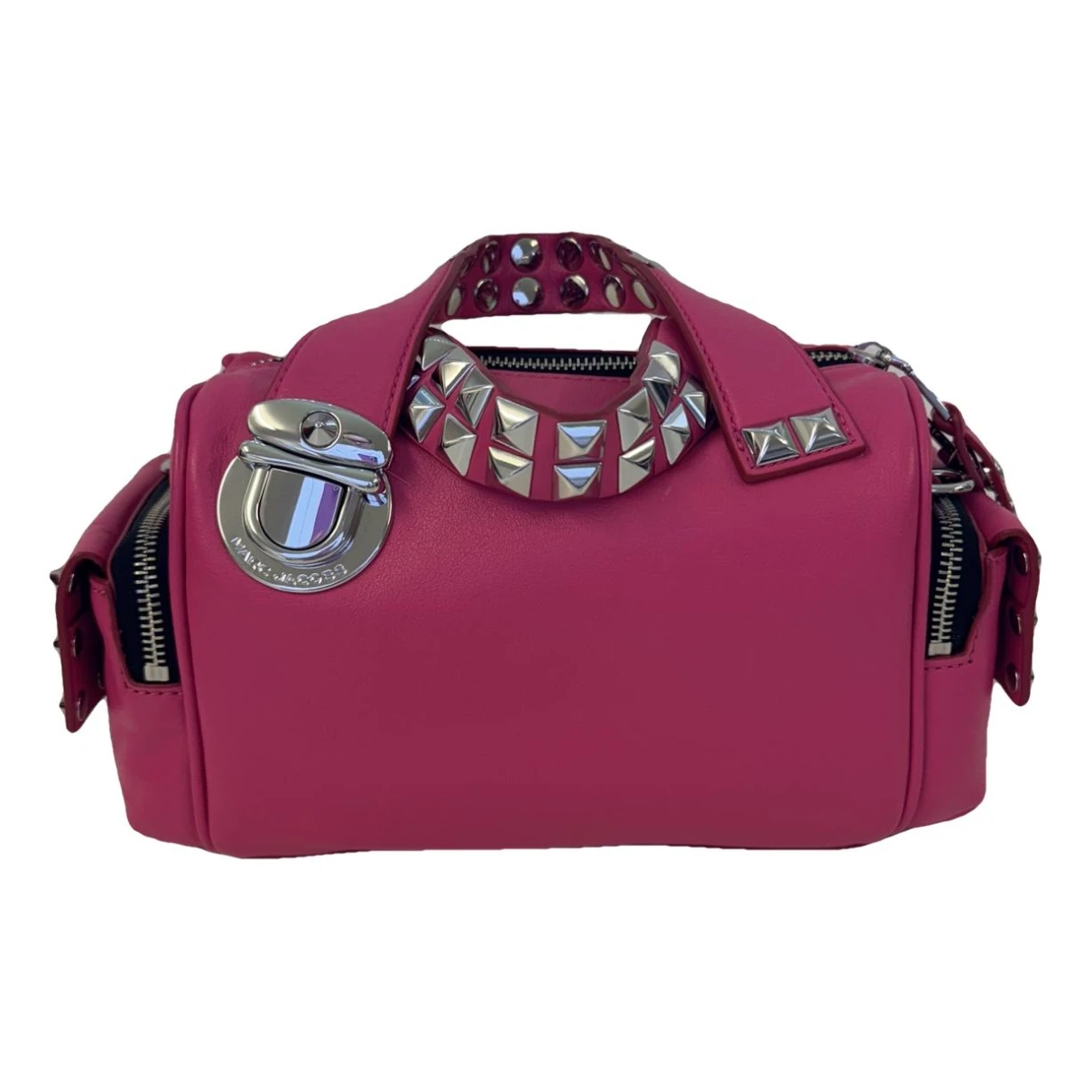 Pre-owned Marc Jacobs Leather Clutch Bag In Pink
