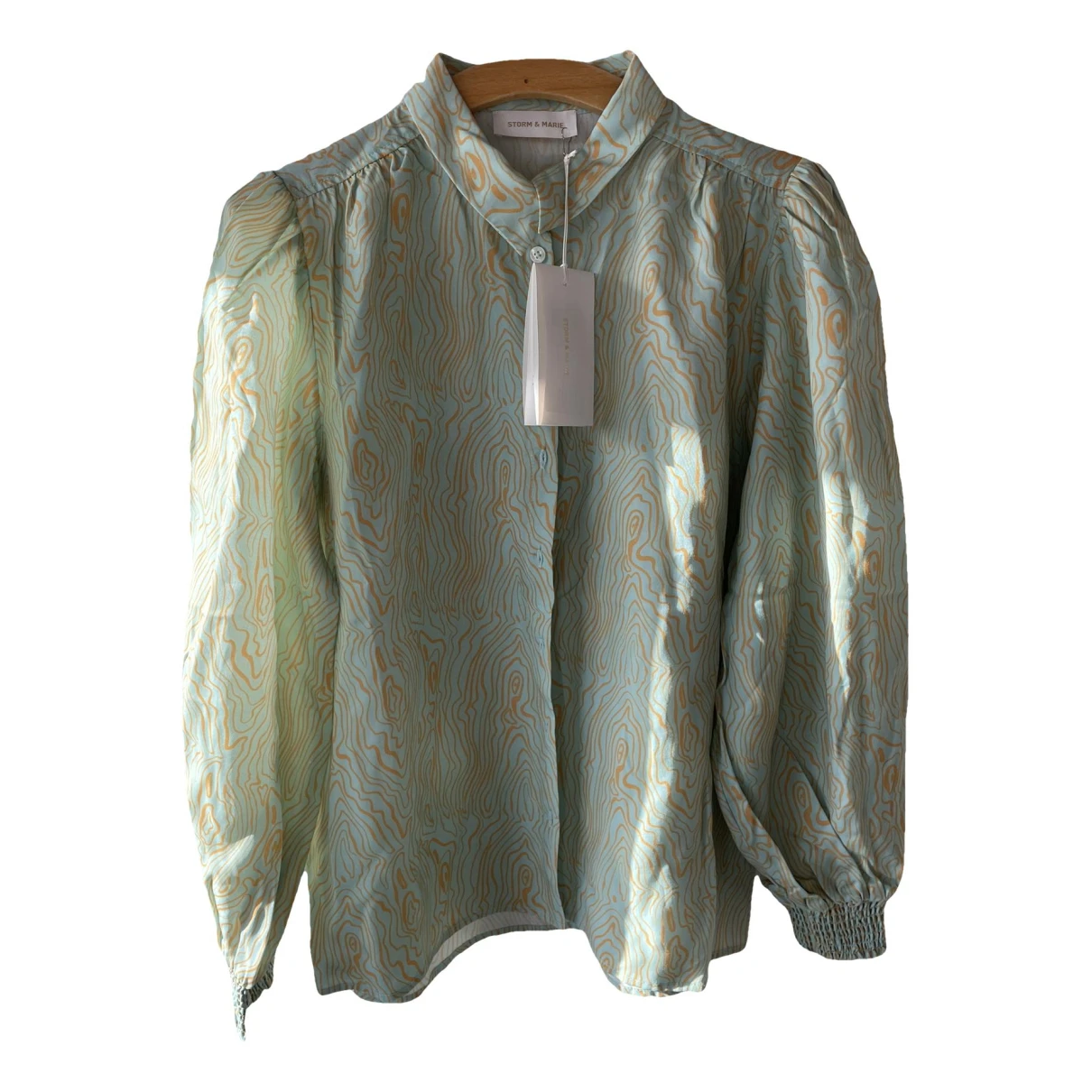 Pre-owned Storm & Marie Blouse In Green