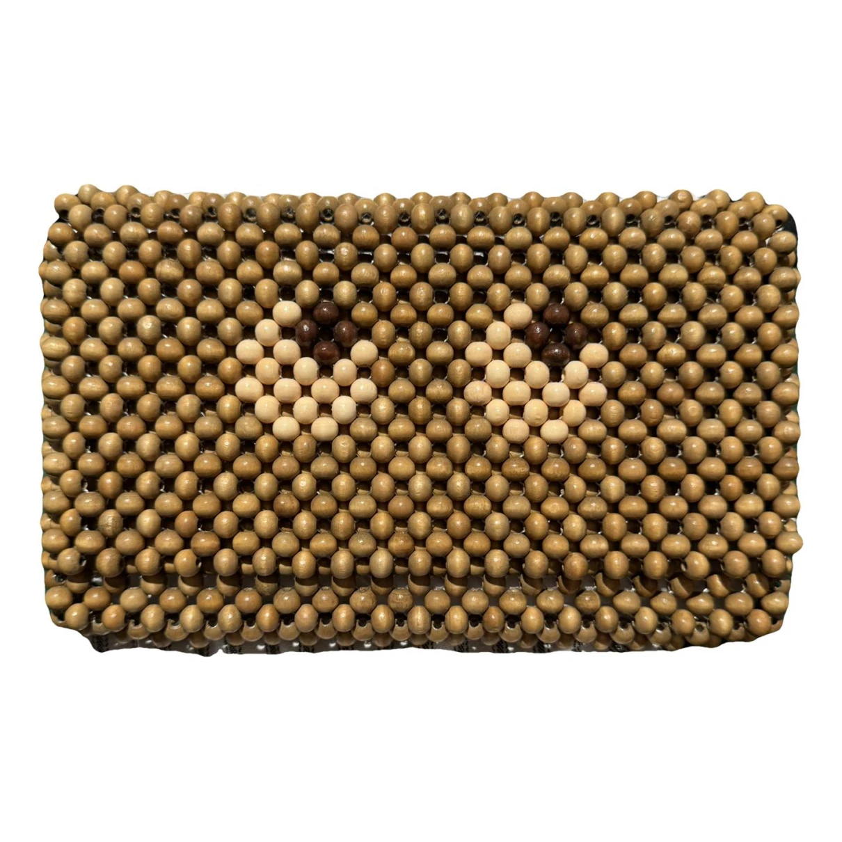 Pre-owned Anya Hindmarch Cloth Clutch Bag In Brown