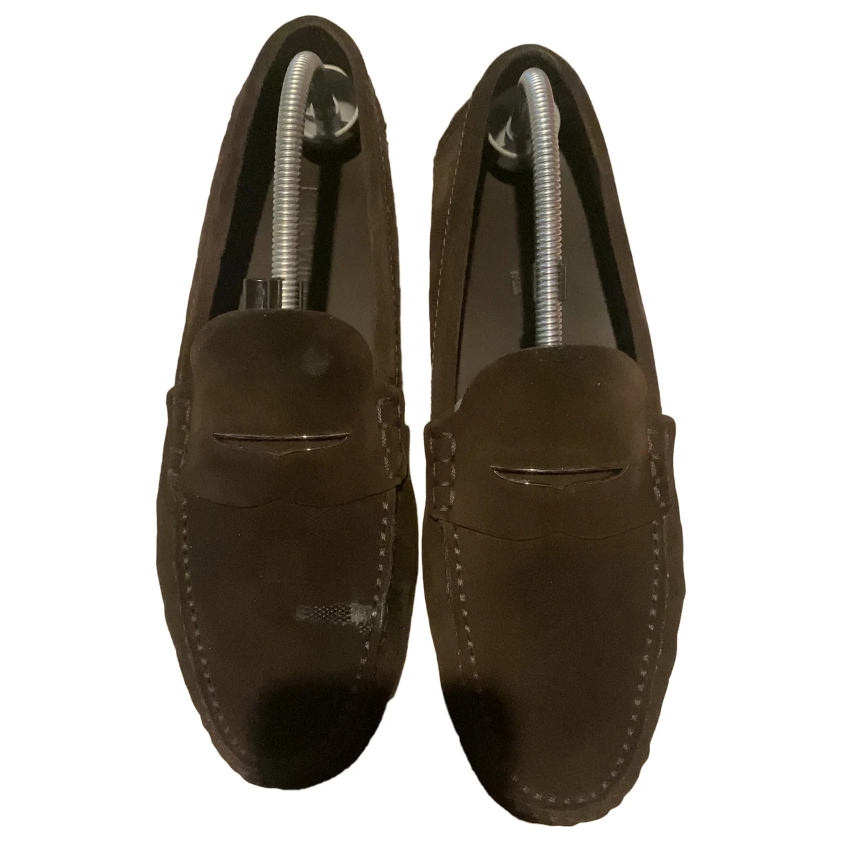 Pre-owned Louis Vuitton Flats In Brown