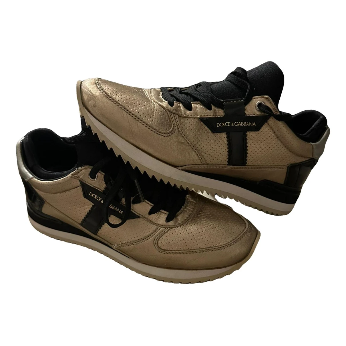 Pre-owned Dolce & Gabbana Leather Trainers In Other