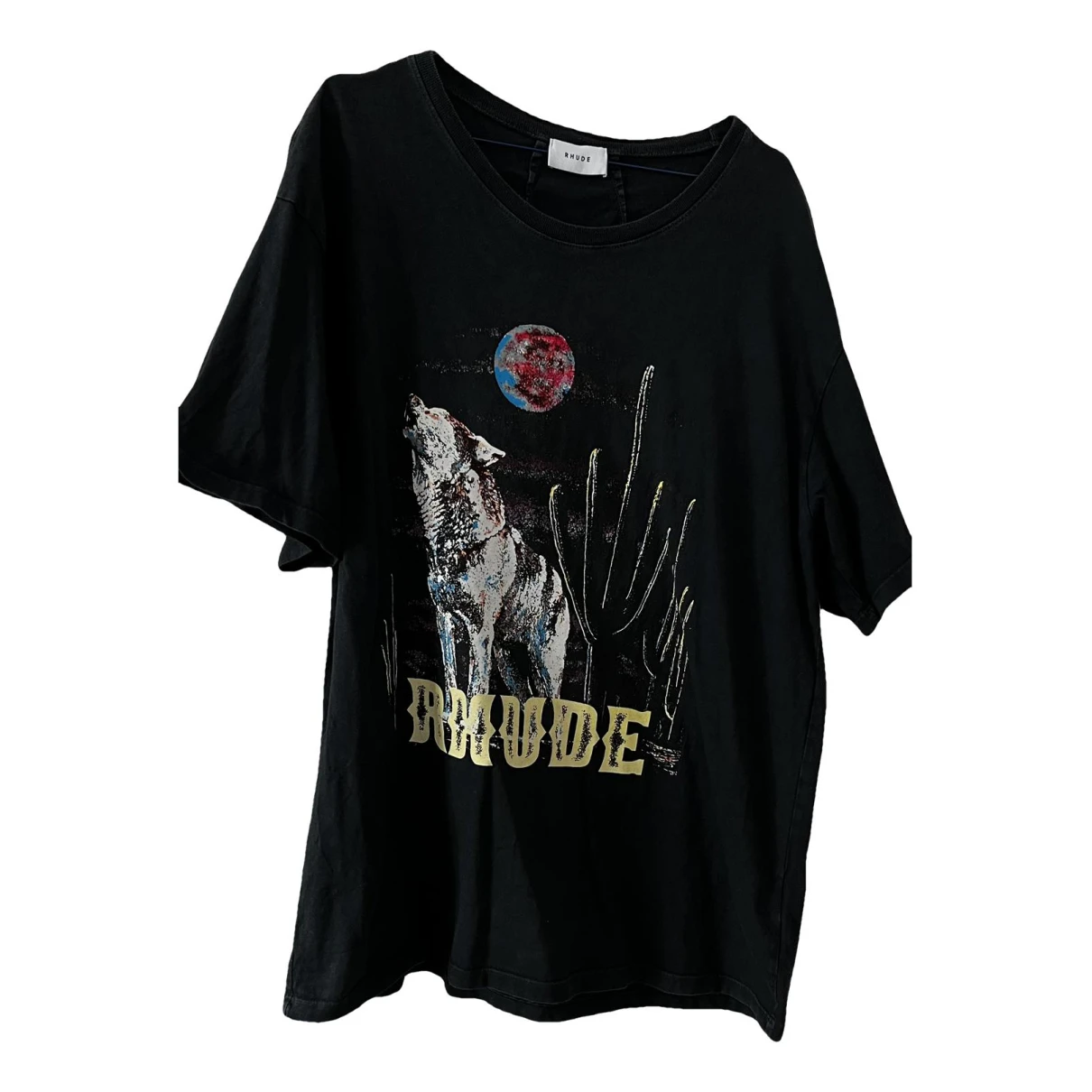 Pre-owned Rhude T-shirt In Black