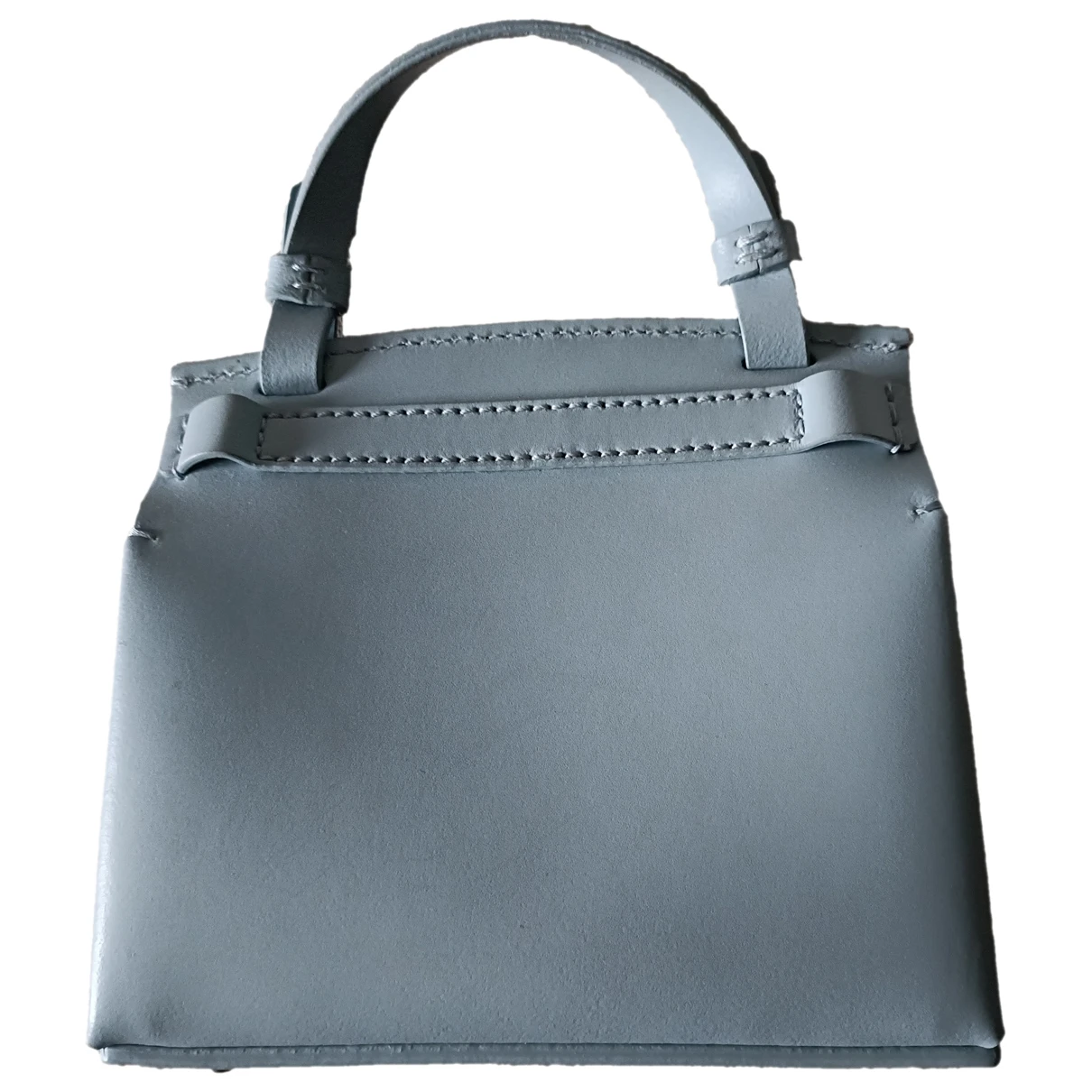 Pre-owned Nico Giani Leather Handbag In Navy