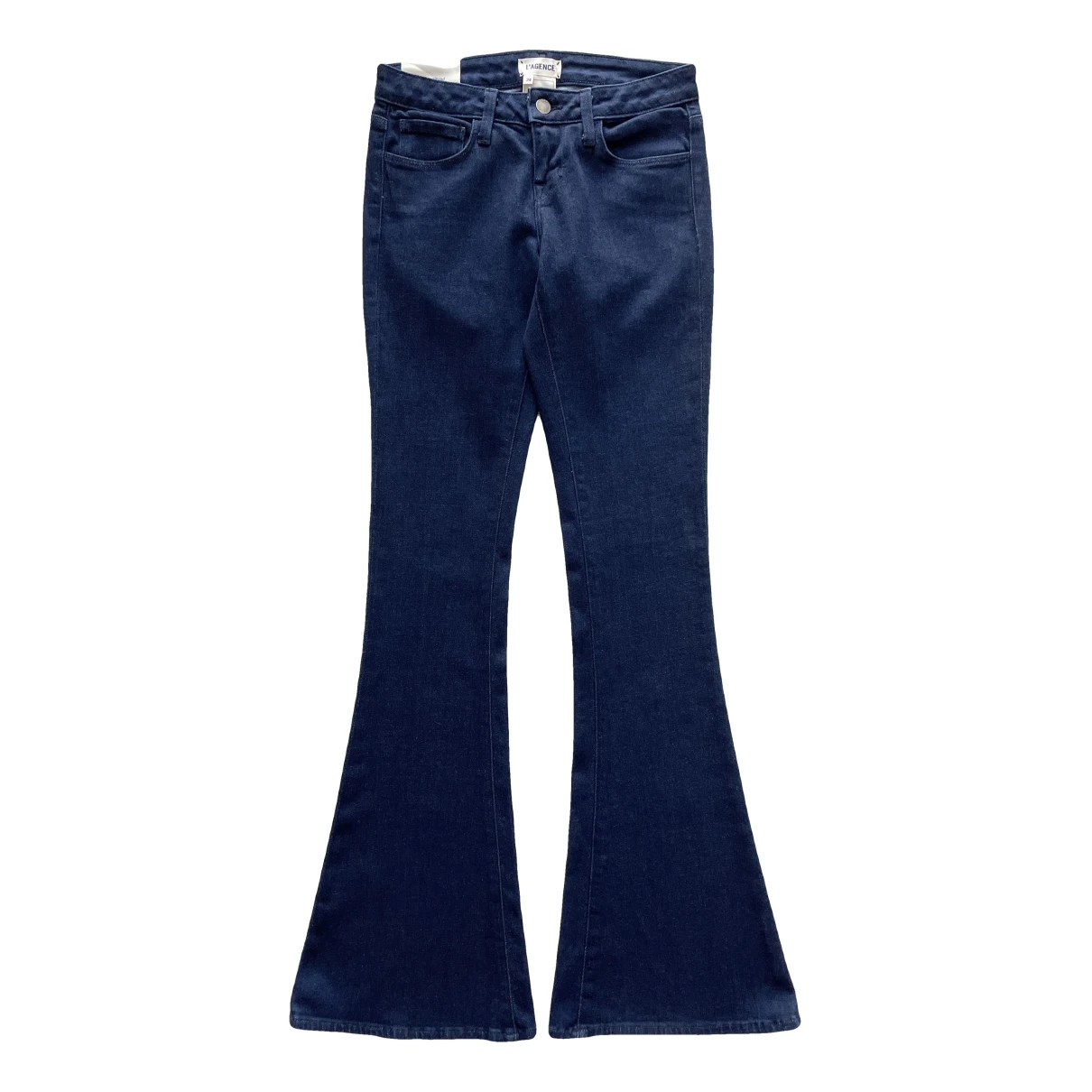 Pre-owned L Agence Bootcut Jeans In Blue