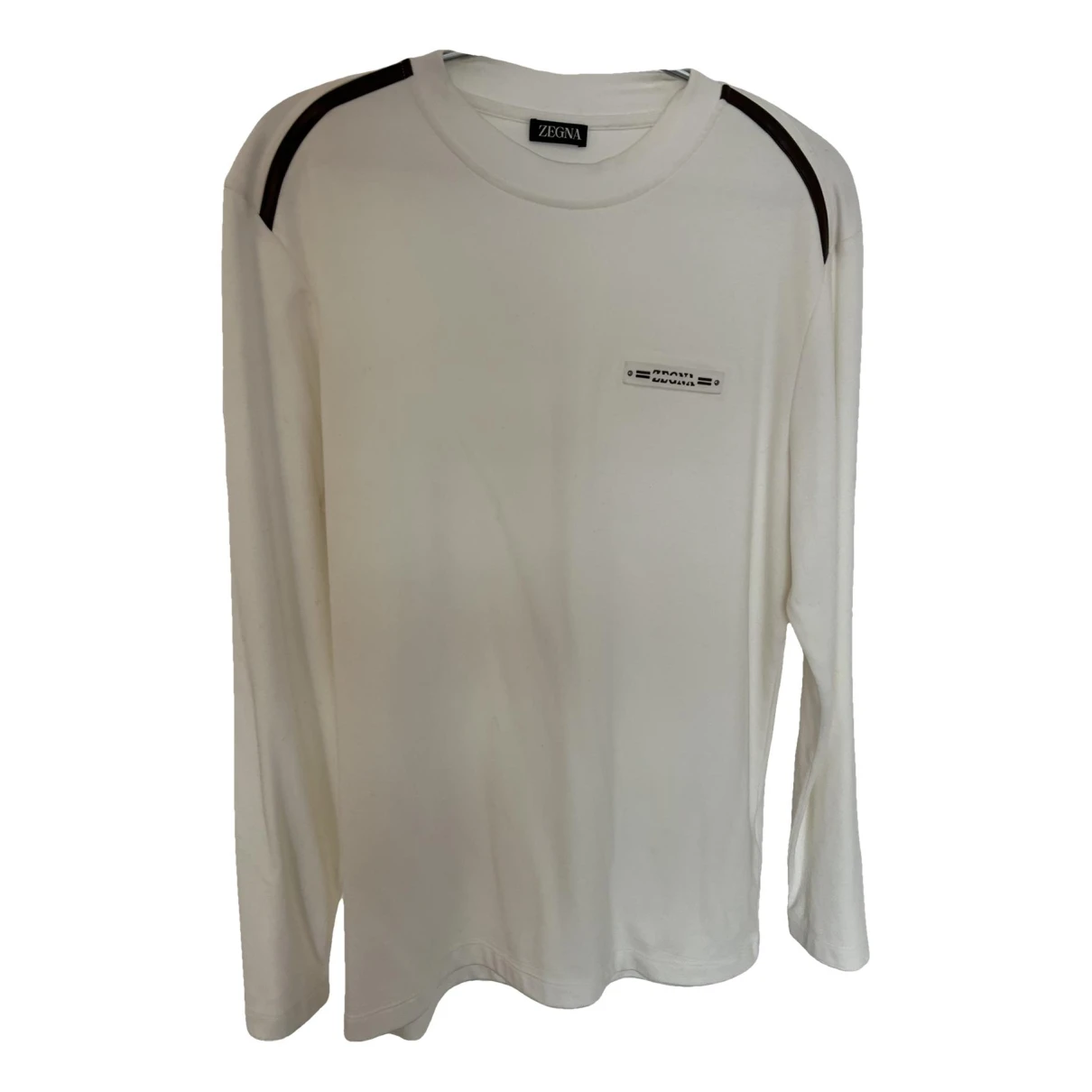 Pre-owned Zegna Sweatshirt In White