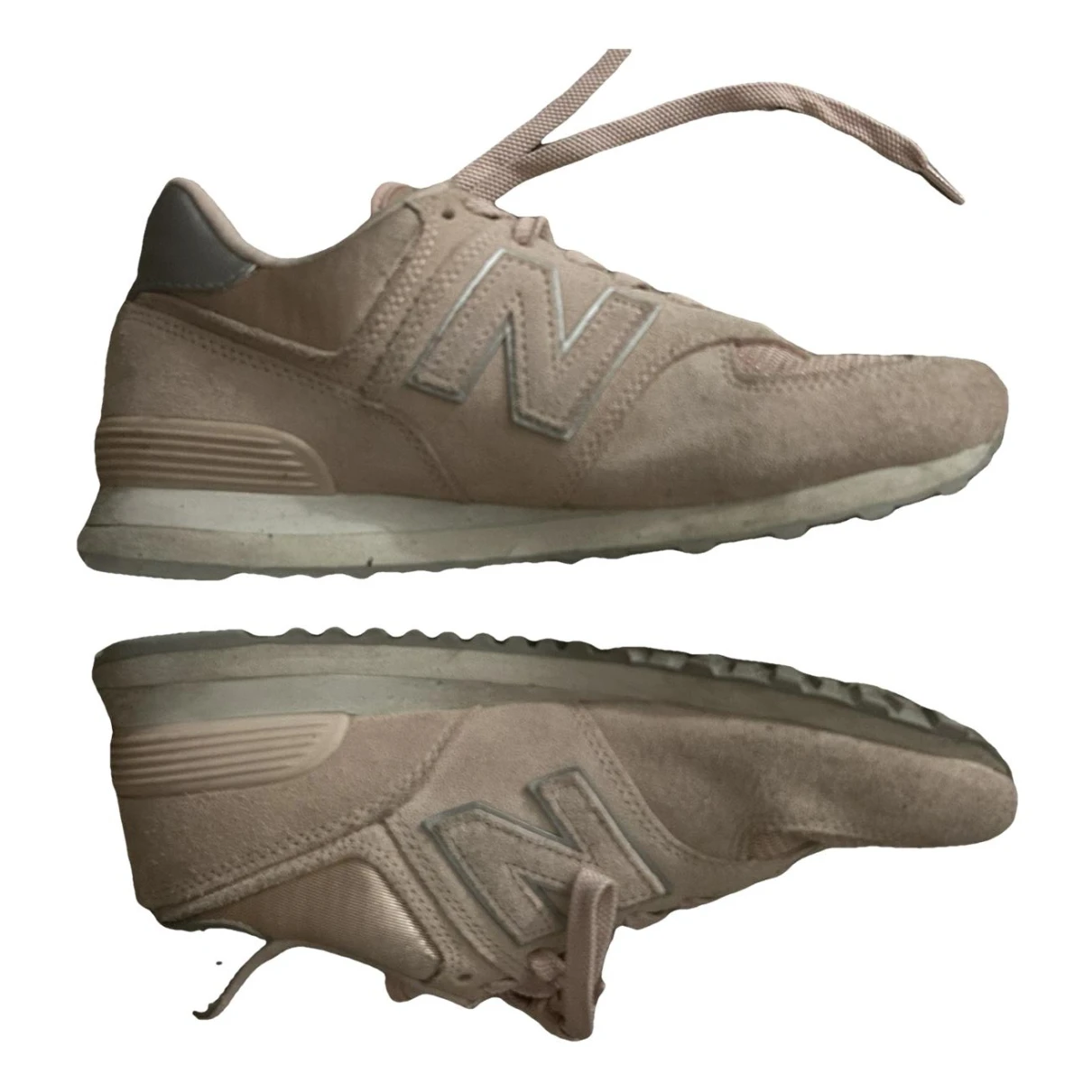 Pre-owned New Balance 574 Trainers In Pink