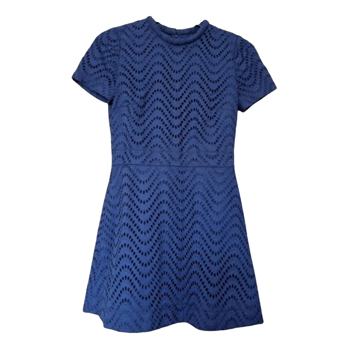 Pre-owned Victoria Beckham Mini Dress In Navy