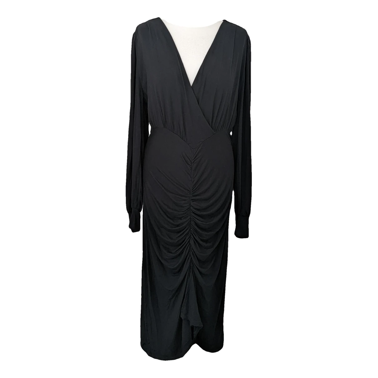 Pre-owned Baukjen Mid-length Dress In Black