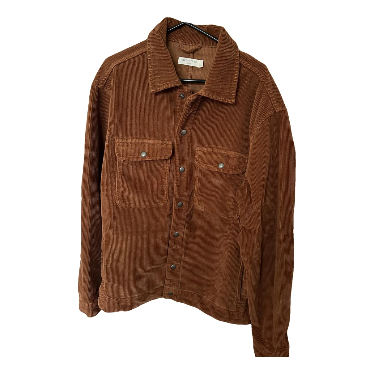 Pre-owned Allsaints Jacket In Brown