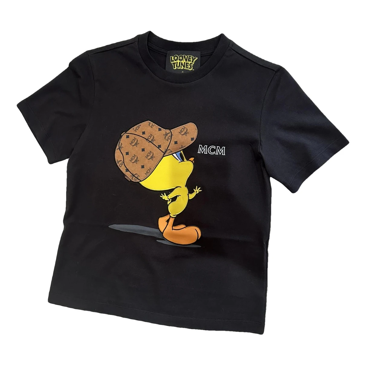 Pre-owned Mcm T-shirt In Black