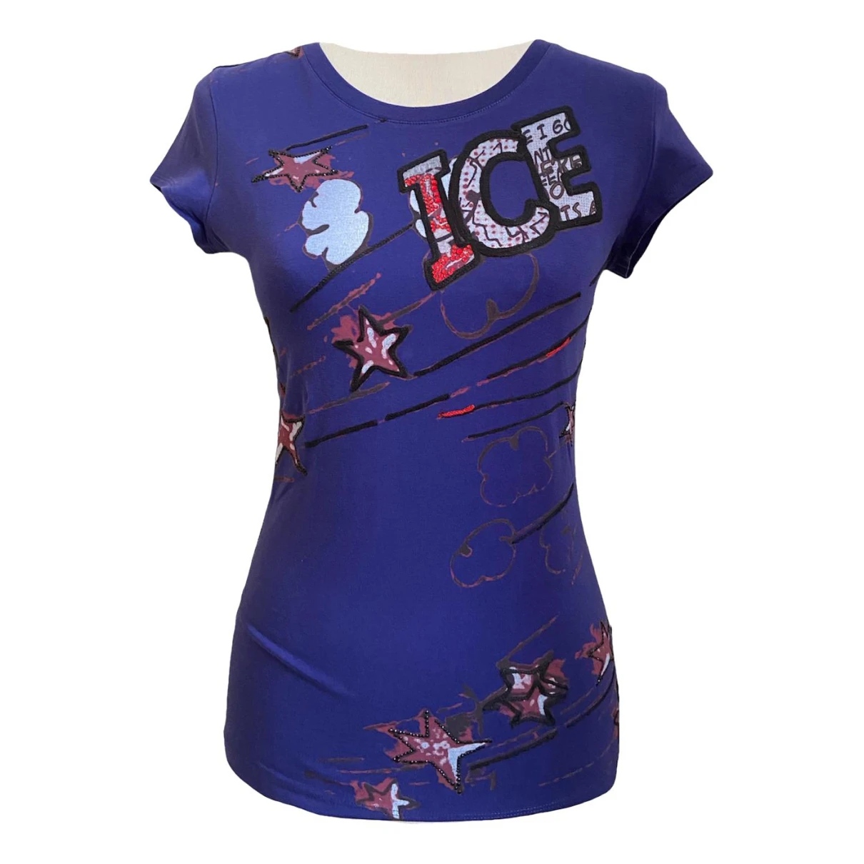 Pre-owned Iceberg T-shirt In Purple