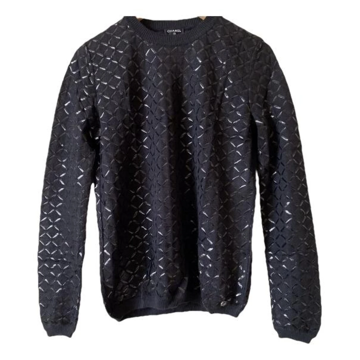Pre-owned Chanel Silk Sweatshirt In Black