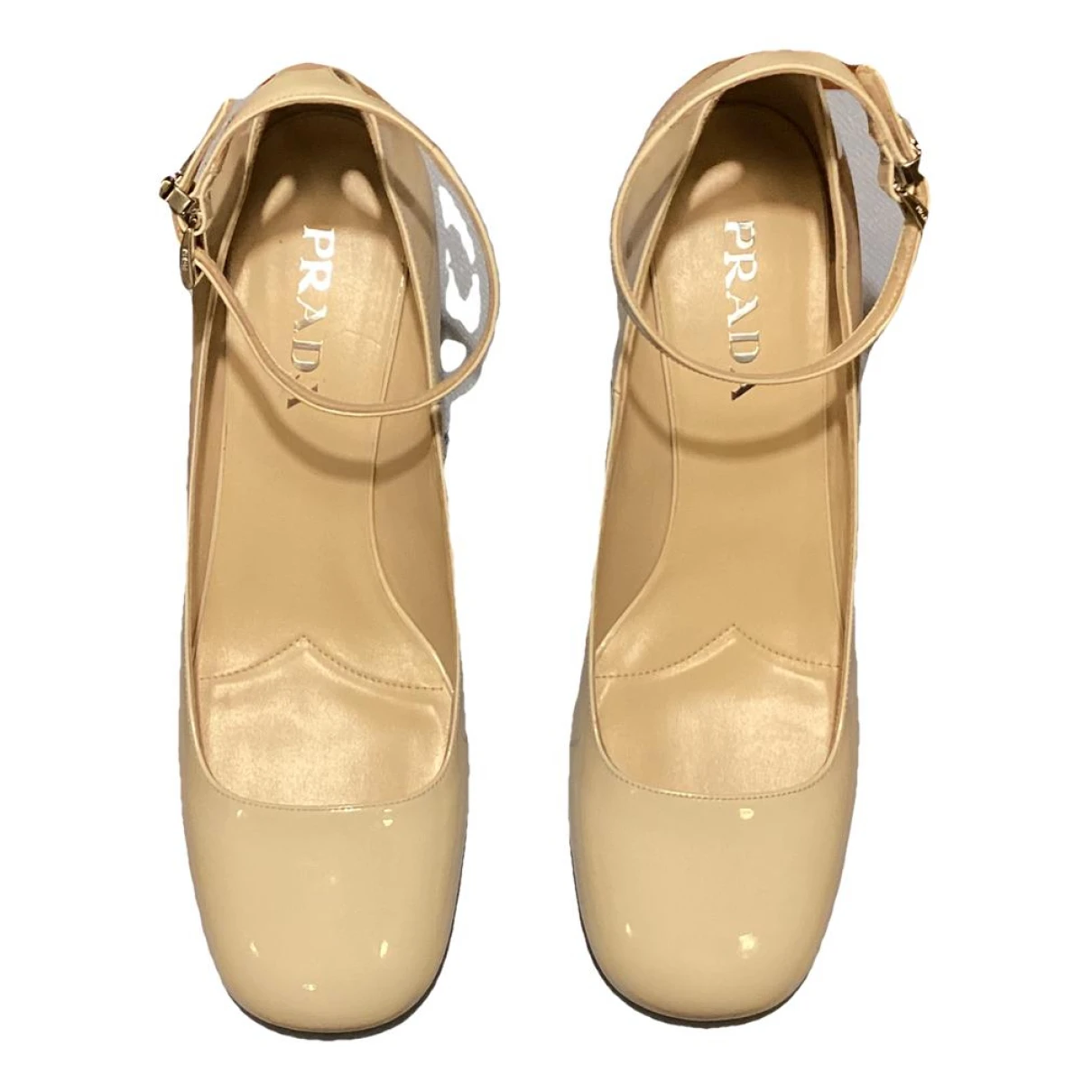 Pre-owned Prada Patent Leather Ballet Flats In Other