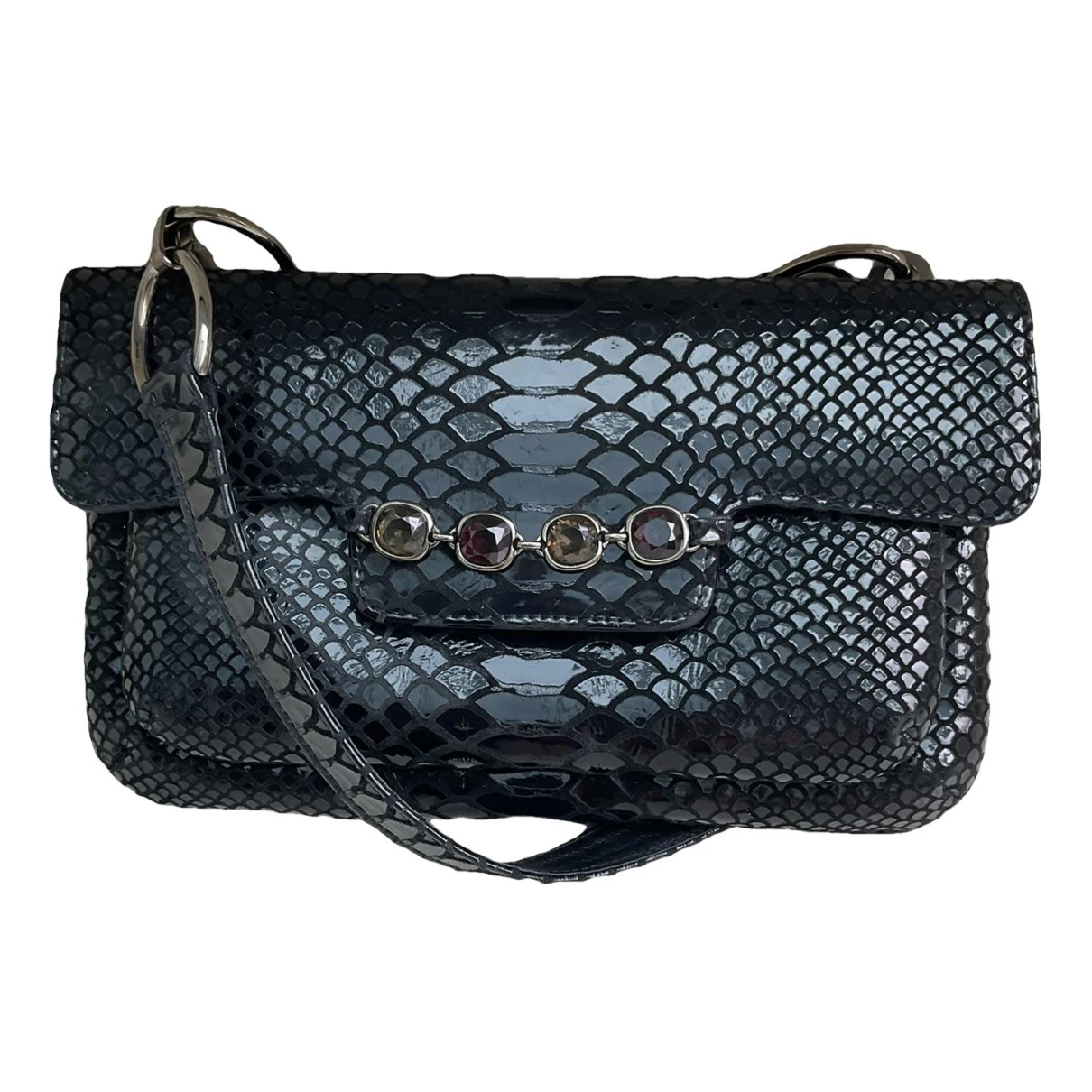 Pre-owned Kurt Geiger Leather Handbag In Black