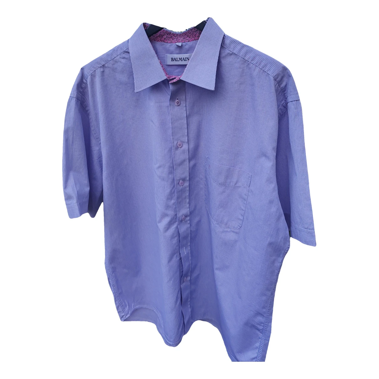 Pre-owned Balmain Shirt In Blue