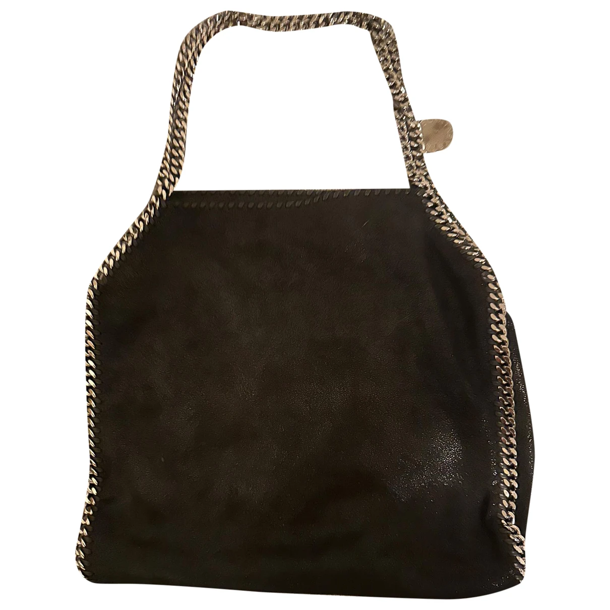 Pre-owned Stella Mccartney Falabella Leather Handbag In Black