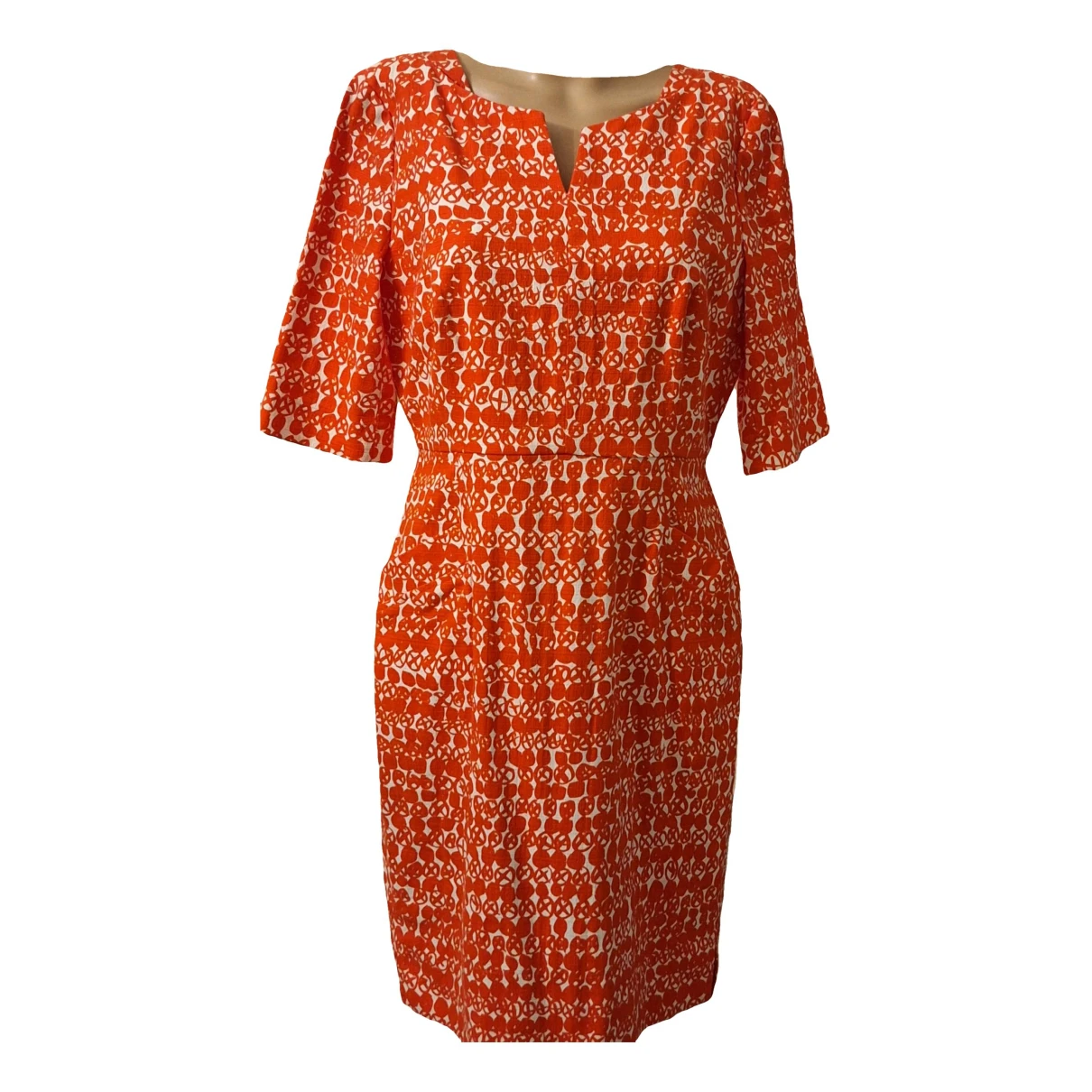 Pre-owned Lk Bennett Dress In Orange