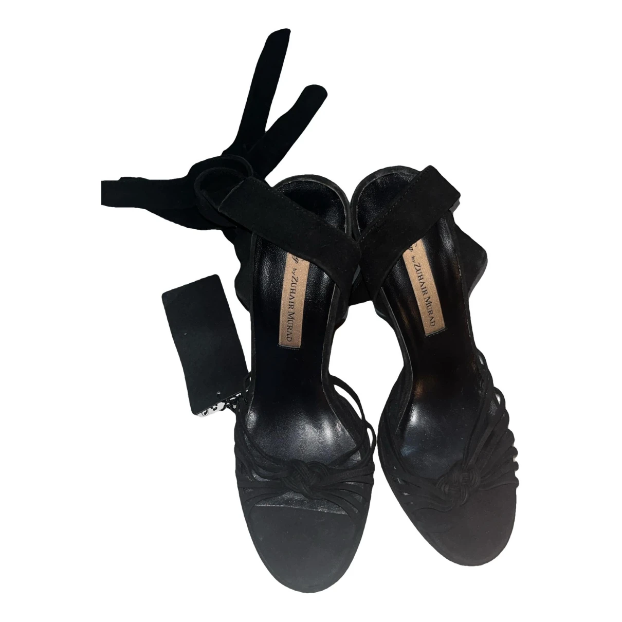 Pre-owned Zuhair Murad Leather Mules In Black