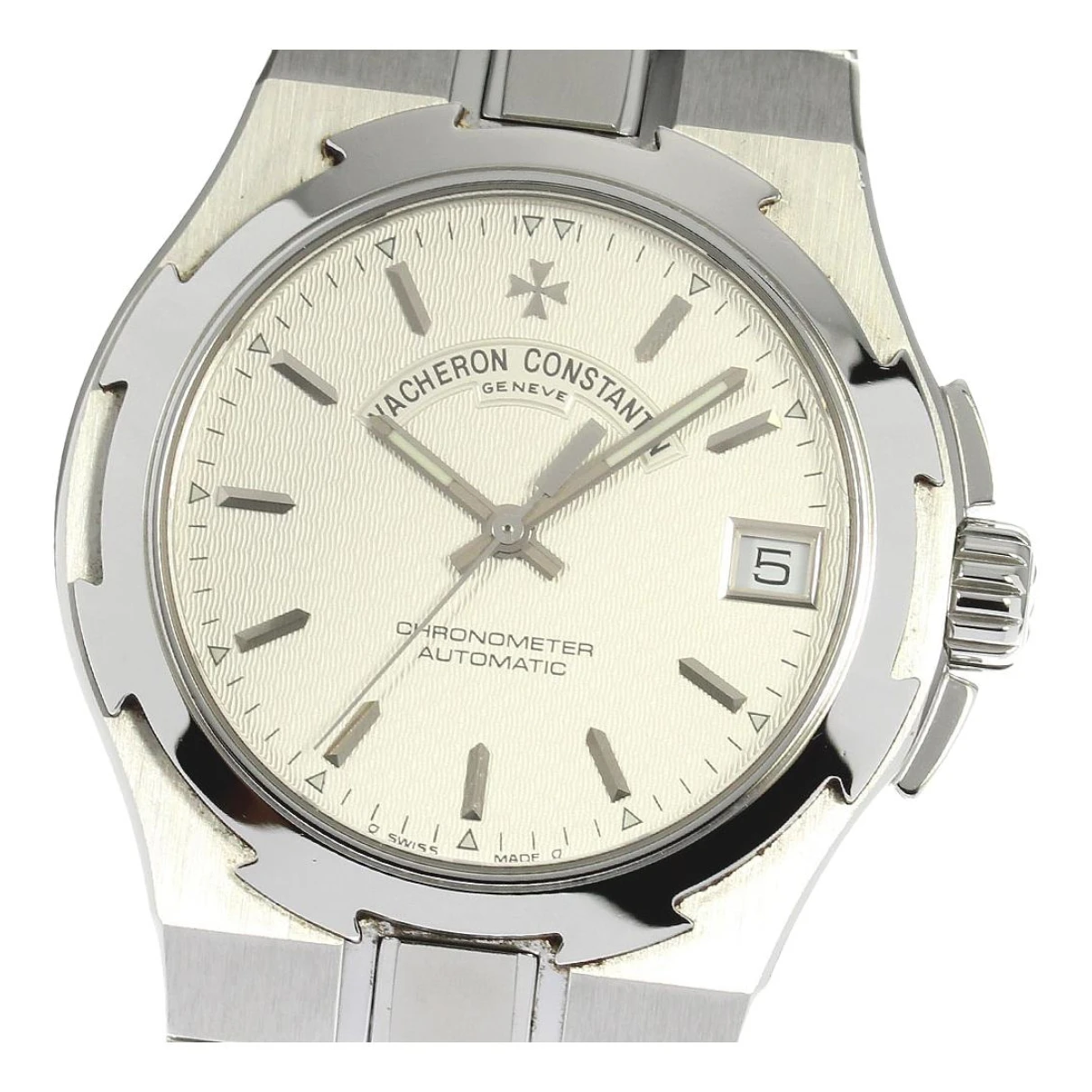 Pre-owned Vacheron Constantin Overseas Watch In Silver