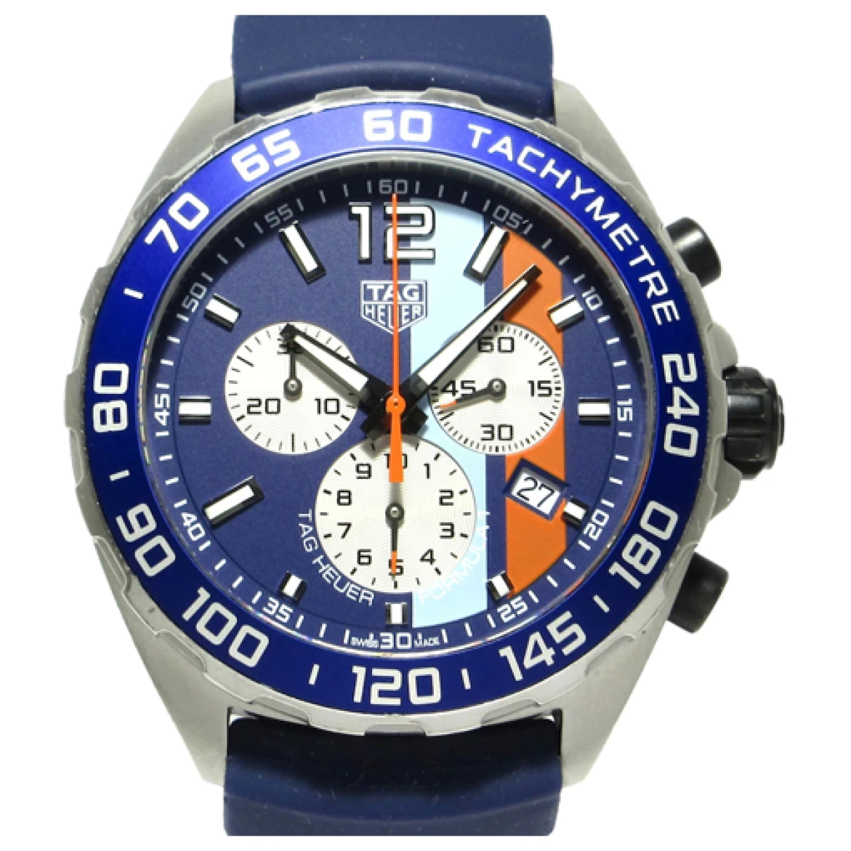 Pre-owned Tag Heuer Formula 1 Watch In Navy