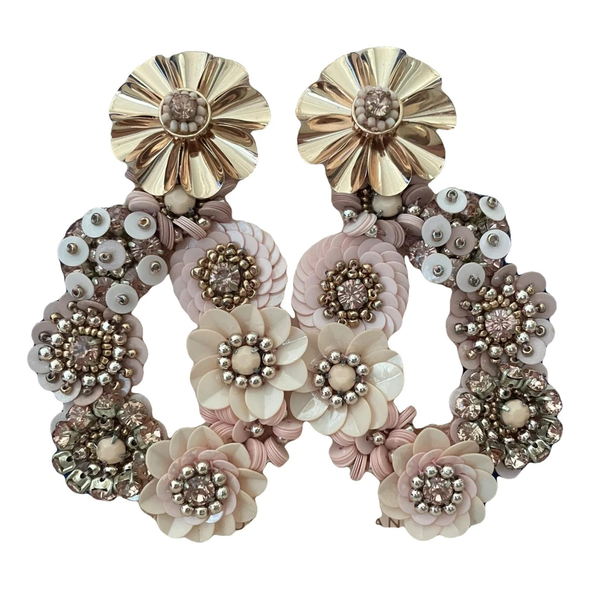 Pre-owned Mignonne Gavigan Earrings In Pink