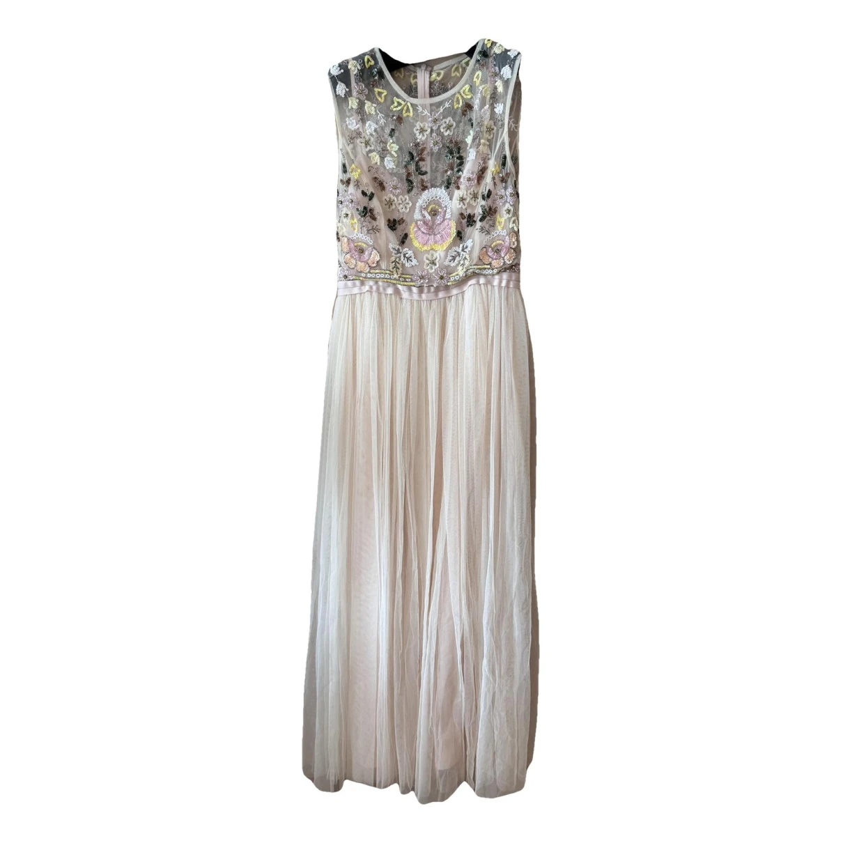 Pre-owned Needle & Thread Maxi Dress In Pink