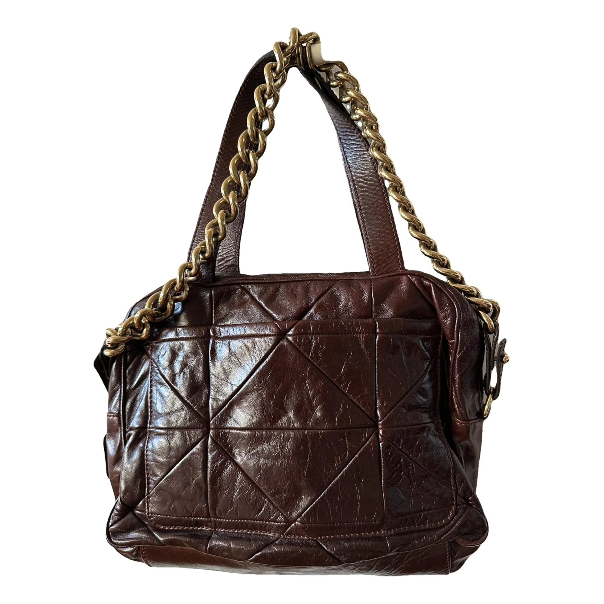 Pre-owned Marc Jacobs Leather Handbag In Brown