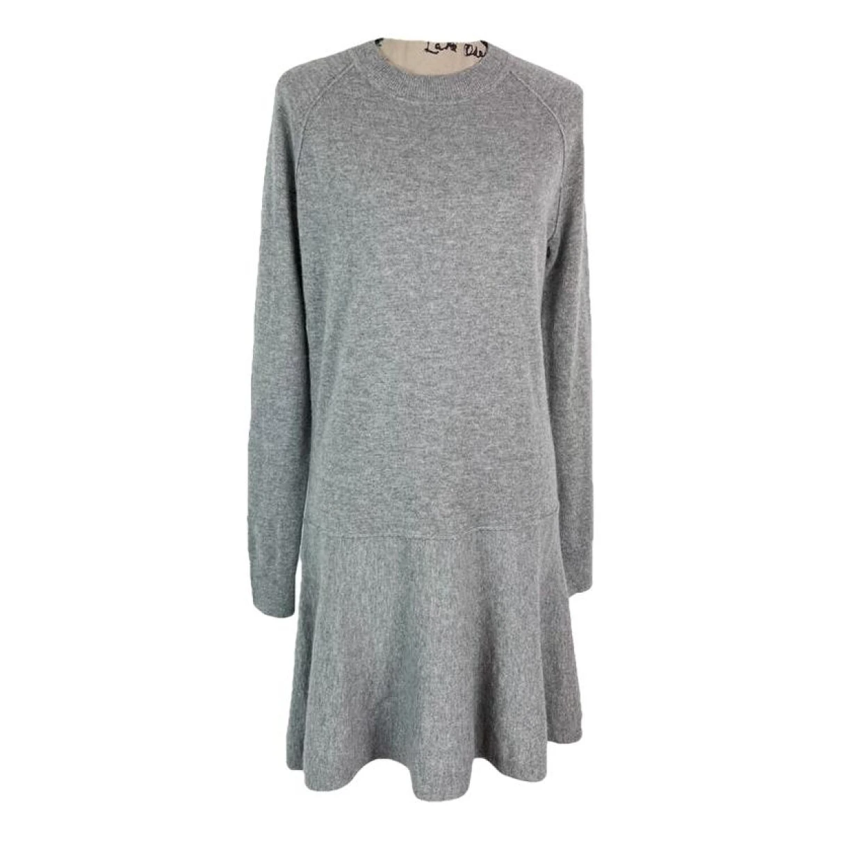 Pre-owned Autumn Cashmere Cashmere Dress In Grey