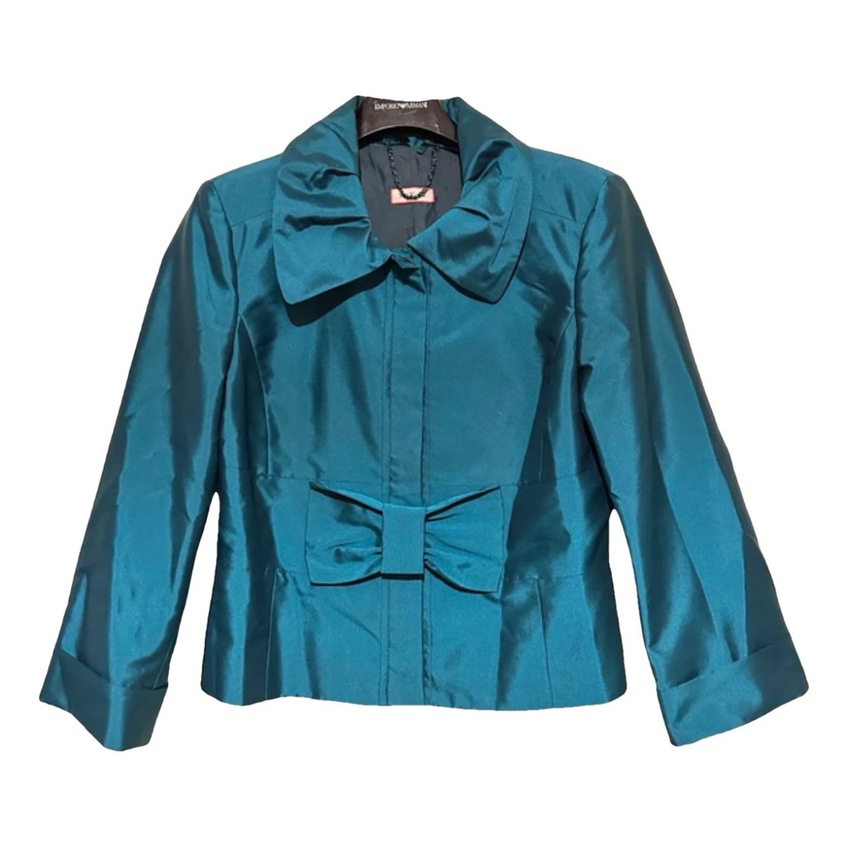 Pre-owned Max & Co Blazer In Turquoise