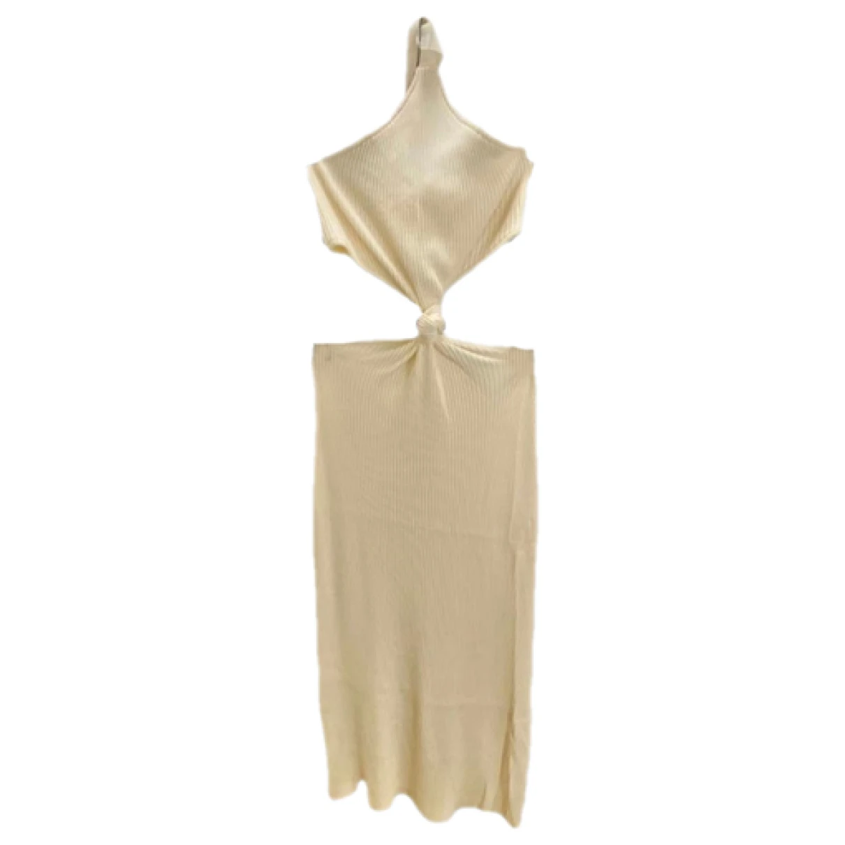 Pre-owned Cult Gaia Mid-length Dress In Beige