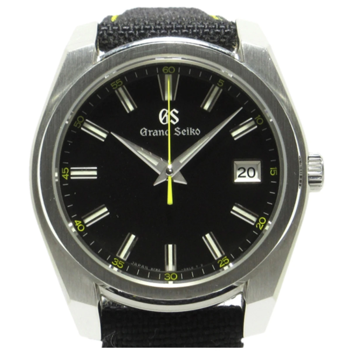 Pre-owned Grand Seiko Watch In Black