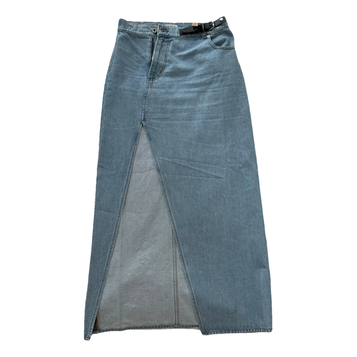 Pre-owned Jw Anderson Maxi Skirt In Blue