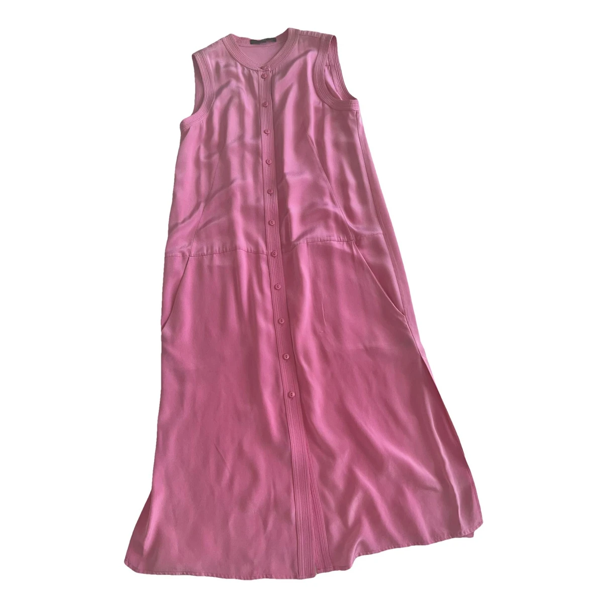 Pre-owned Tibi Silk Mid-length Dress In Pink